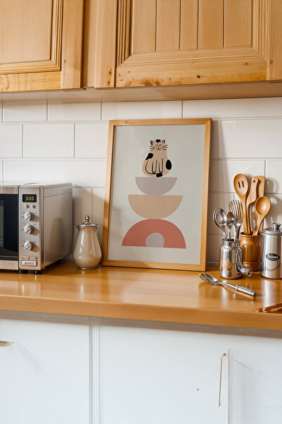 gxe.art Povestea veselului boem |   Pictură cu poster cu rama din lemn # 175