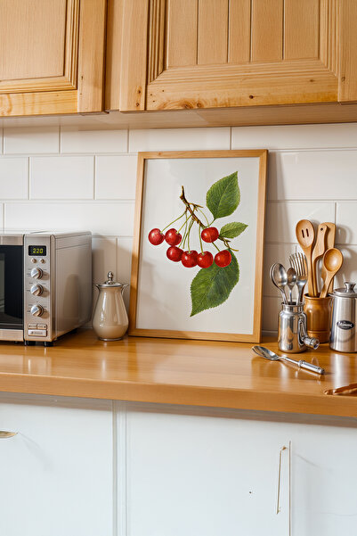 gxe.art Ritmul abstract al bucătăriei |   Pictură cu poster cu rama din lemn ...