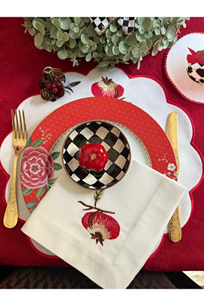 NC Home Design مناديل نار موديل - قطعتان