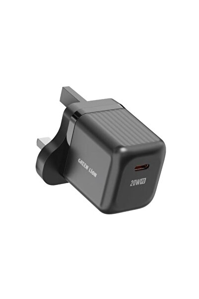 Green Lion شاحن حائط فائق الصغر بتقنية GaN، بقوة 20 واط، مزود بمنفذ USB-C للش...