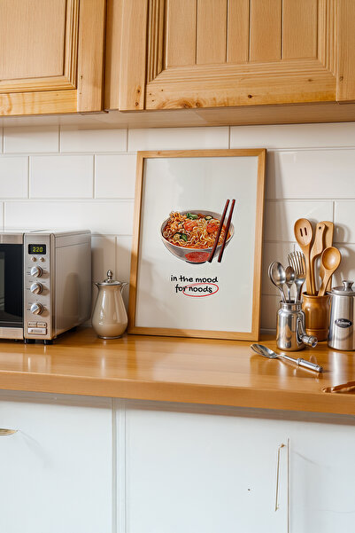 gxe.art Estetica abstractă a veselii |   Pictură cu poster cu rama din lemn #...