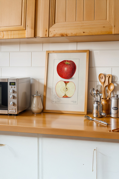 gxe.art Frecvența gustului natural |   Pictură cu poster cu rama din lemn # 118