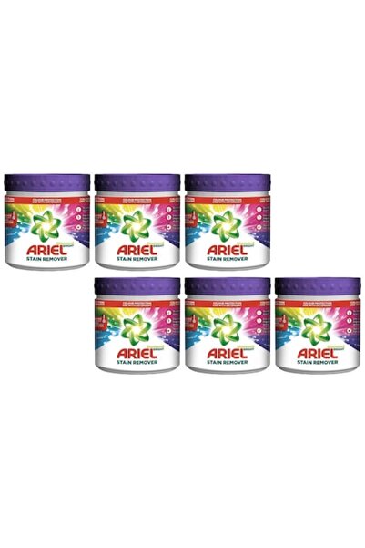 Ariel Set 6 × Stain Powder 500 g (Color) — fresh floral scent, removes limescale