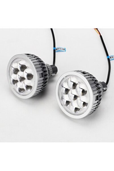 Xenon Bright Set 2 proiectore LED 3" pentru faza lunga auto / moto cu lumina ...