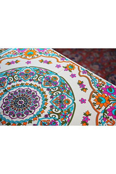 Komana Art Cotton Traditional Motif Tablecloth – Washable, Durable