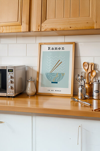 gxe.art Estetica abstractă a veselii |   Pictură cu poster cu rama din lemn #...