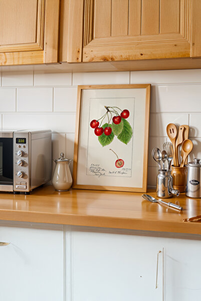 gxe.art Fluxul Bucătăriei Organice |   Pictură cu poster cu rama din lemn # 111