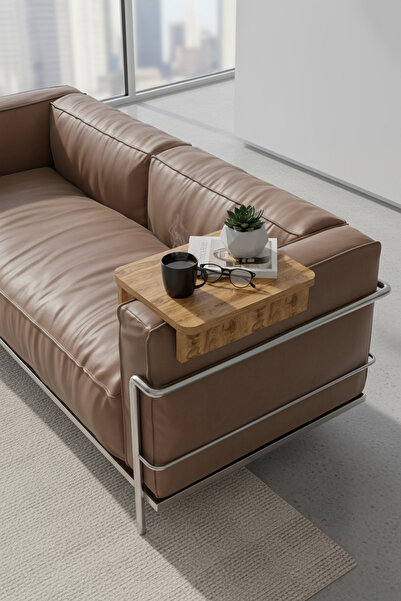 PDMPOİNT DOLAP MARKET Bentley Yan Sehpa Ayarlanabilir Dikdörtgen Dekoratif Mo...