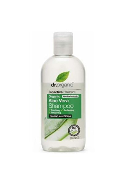 dr.organic شامبو بالألوفيرا منعم وملطف للشعر من دكتور اورجانيك - 265 مل