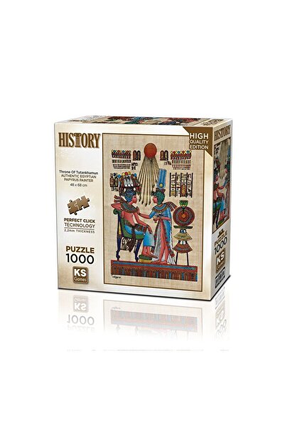 Ks Puzzle 20743 Puzzle 1000 Pieces Papryus Throne of Tutankhamun