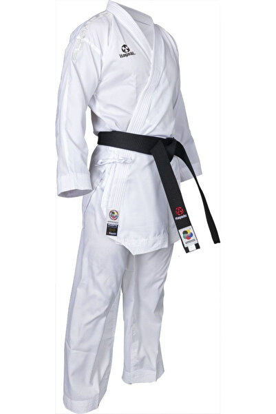 Hayashi Karate Gi “Air Deluxe”, aprobat WKF, Hayashi, Alb-Gri, 180 cm