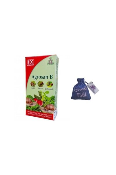 kollant Moluscicid Agrosan B (granule) 500 g + pliculeț cu lavandă 10 g