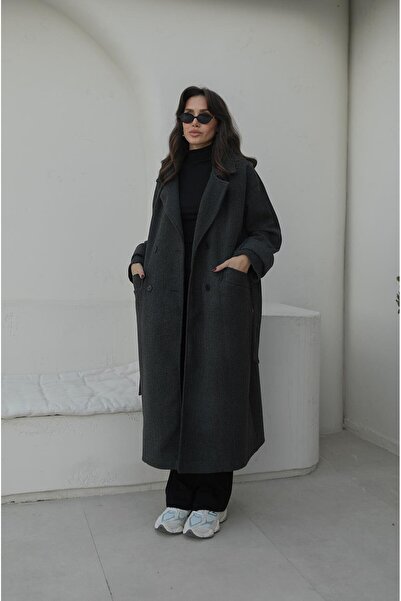 Havoş Κασκόλ Anthracite Tokyo με ζώνη