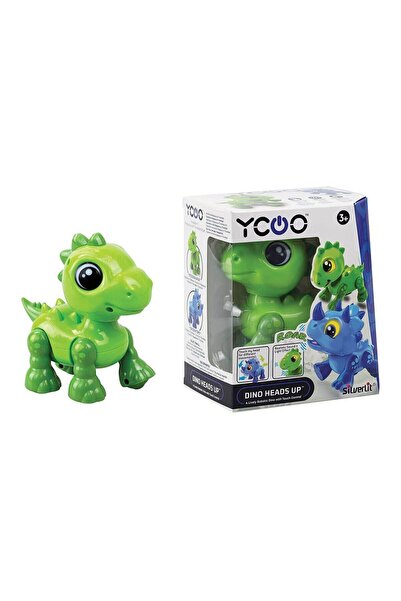 oyunca SIL 88592 Silverlit Sesli ve Işıklı Elektronik Robot Dino Heads Up -Necotoys