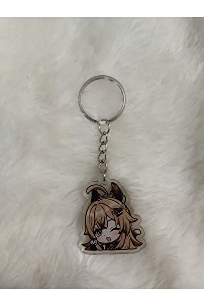 mertfigur Genshin Acrylic Anime Keychain Bag Ornament (4 cm)