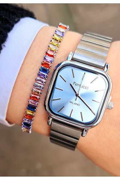 Ferrucci Çelik Kadın Kol Saati Premium Kolleksiyon Yeni Sezon