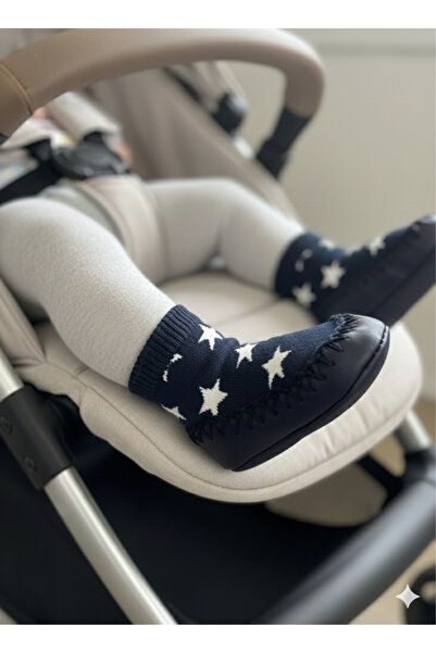 stoks toys Children's Moccasin Socks Booties Slippers - Non-Slip Home & Kinde...