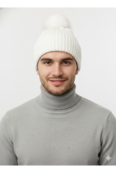 STELLA VESTİNO Winter Pompom Knitted Beanie |   Women's & Men's Unisex Thick ...