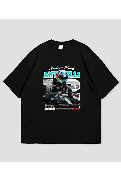 SVART WEAR Ким Антонели F Печатна прекалено голяма унисекс тениска
