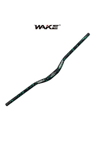 Wake Alüminyum Kamuflaj Siyah / Yeşil 31.8 780mm Riser Mtb Gidon