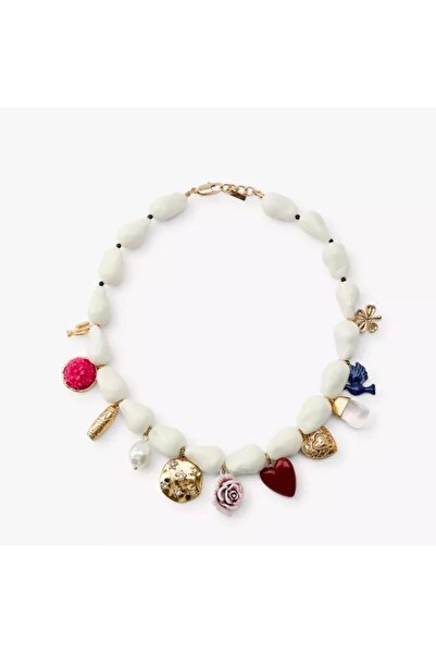 GLOW ACCESSORIES BAE قلادة الحظ المزينة باللؤلؤ عالية الجودة - موديل ZRA