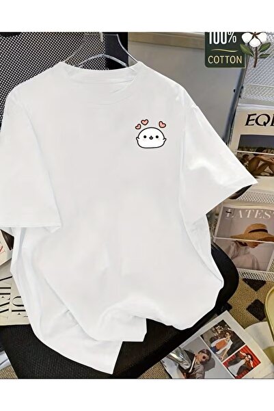 LELVANİ تي شيرت لطيف على شكل كتكوت كرتوني مطبوع