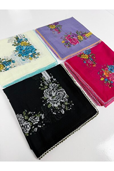 Eripek Set de patru pânze din bumbac brodat - 06086-03