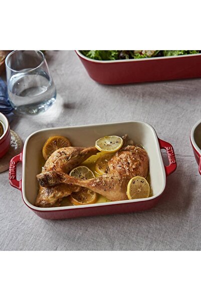 STAUB 405081710 FIRIN KABI SETİ 3 PARÇA KIRMIZI