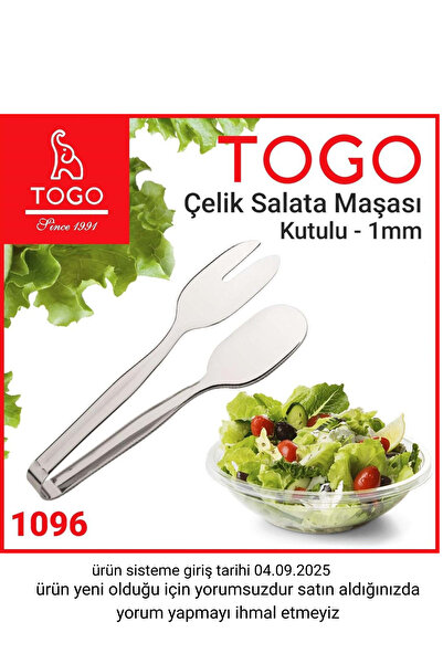 Hızlı Çeyiz Stainless Steel Pasta Salad Pastry Serving Tongs Boxed 1mm 1 Piece