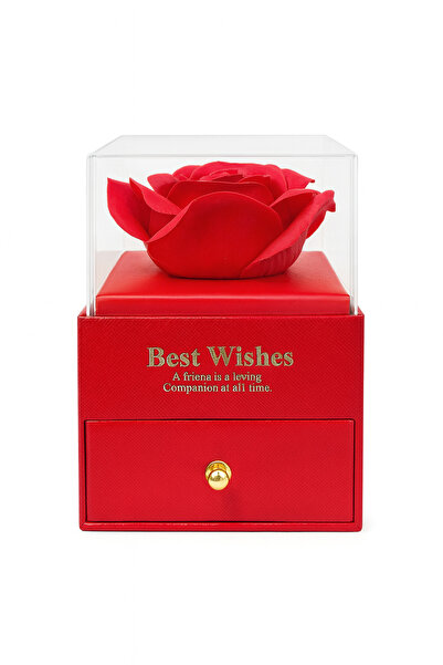 OEM Red Rose Luxury Soap in Box with Drawer, Elegant Premium Gift 10x8x7 cm
