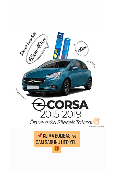 Rbw OPEL CORSA 2015-2019 MODEL UYUMLU ÖN-ARKA SİLECEK TAKIMI