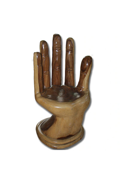 Genel Markalar Ahşap El Tabure Büyük Boy