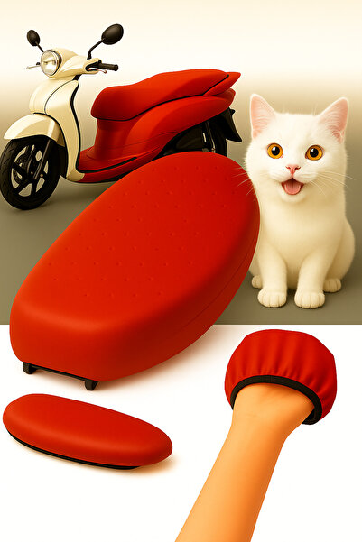 lawrenceshop APEC PS5 Husă pentru șa din piele pentru motocicletă, impermeabilă