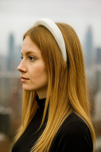 PaminBags Aksesuar Φουσκωτό χοντρό στέμμα με γέμιση από ίνες σουέντ