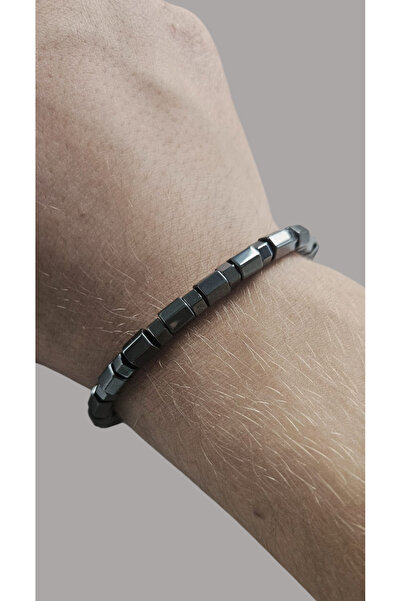 MITH SB TAKI HEMATIITE NATURAL STONE BRACELET