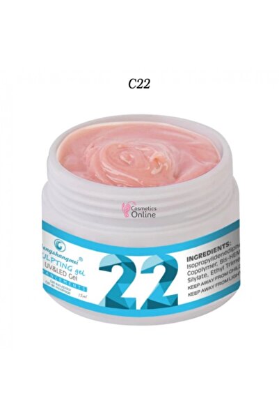 FSM Gel UV / LED Sculpting Gel de constructie, 15ml - 22 Nude Pink