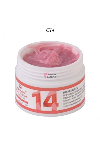 FSM Gel UV / LED Sculpting Gel de constructie, 15ml - 14 Tender Pink