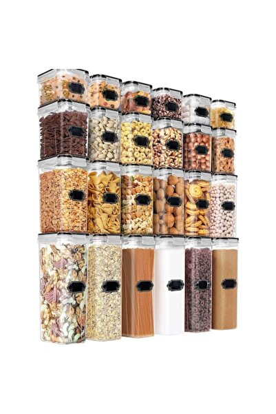 NEXTWAVE Set of 24 food storage containers, BPA free, leak-proof lids, 4 size...