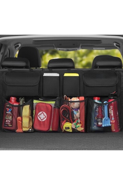 NEXTWAVE Organizator suspendat pentru portbagaj auto, impermeabil, 8 buzunare...