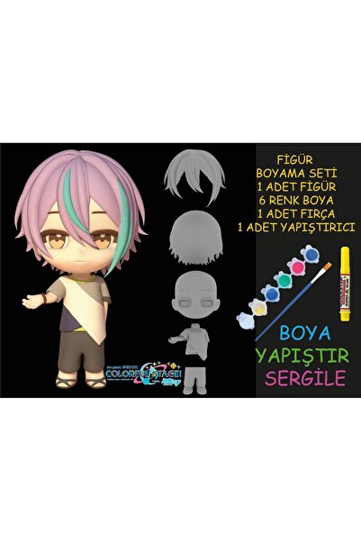 nihonwosekai Hatsune Miku Colorful Pjsekai Anime Figürü Boyama Seti Kamishiro...