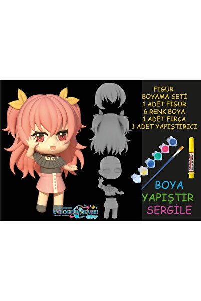 nihonwosekai Hatsune Miku Colorful Pjsekai Anime Figürü Boyama Seti Momoi Airi