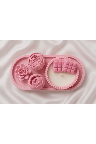 Meirs co Decorative Biscuit Set with Detailed Design.