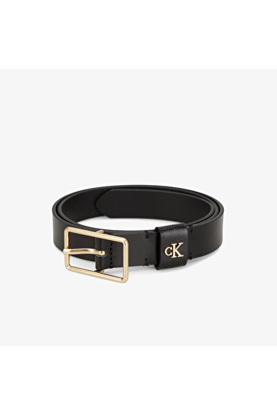 Calvin Klein Square Buckle Loop Kadın Siyah Kemer