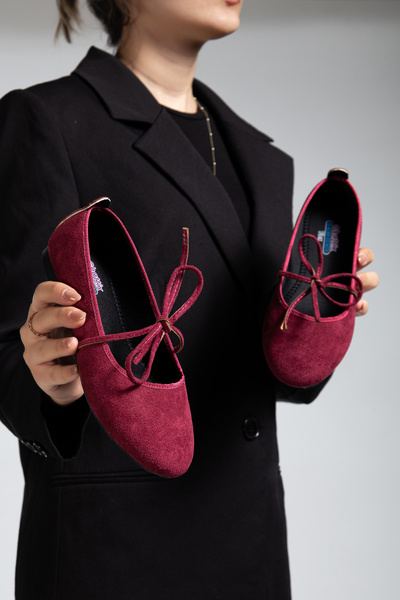 Ghattix Memory Taban Daily Women's Bow Ballerina Flats