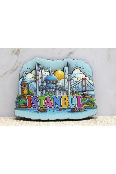 Livenda Wooden Istanbul Themed Magnet Liv560