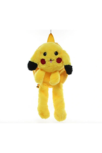 Livenda Plush Light-Up Pikachu Backpack with Moving Ears Alk3009