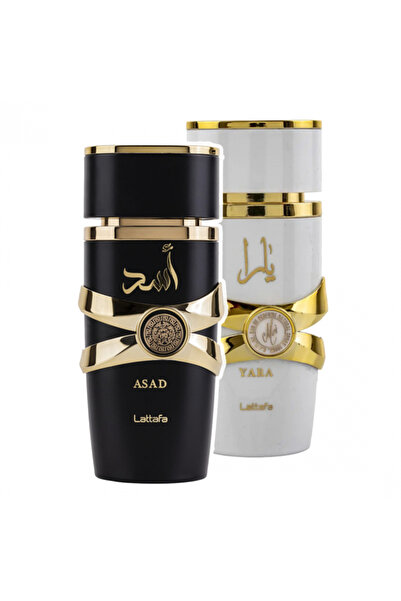 lattafa Pack of 2 Best Seller Perfumes - Asad 100 ml & Yara Moi 100 ml