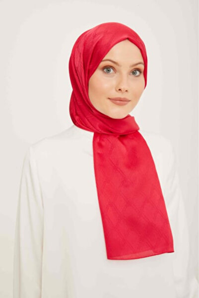 Armine Trend Jan Jan Fuchsia Monogram Patterned Jacquard Shawl Ist 6 - 21226