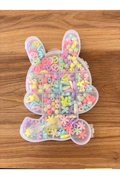 marifetli tığım Tavşan Figürlü Boncuk Seti – Çocuklar İçin El İşi & Takı Yapı...