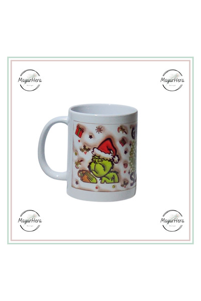Grinch Season Yılbaşı Temalı Kupa Bardak